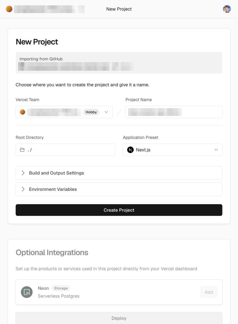 New Project 設定頁，Project Name 被自動加上亂碼字尾